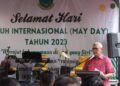 Peringatan May Day 2023, Bupati Acep Ikut Doa Bersama Ratusan Buruh