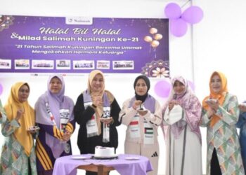 Halal Bihalal dan Milad ke-21 Salimah Kuningan, Wabup Tuti: Perkuat Harmoni Keluarga dan Peran Perempuan