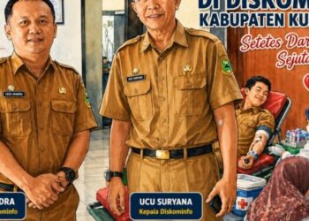 Donor Darah Diskominfo Kuningan, Setetes Darah Sejuta Harapan bagi Kemanusiaan