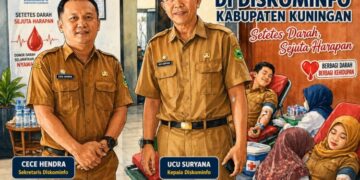 Donor Darah Diskominfo Kuningan, Setetes Darah Sejuta Harapan bagi Kemanusiaan